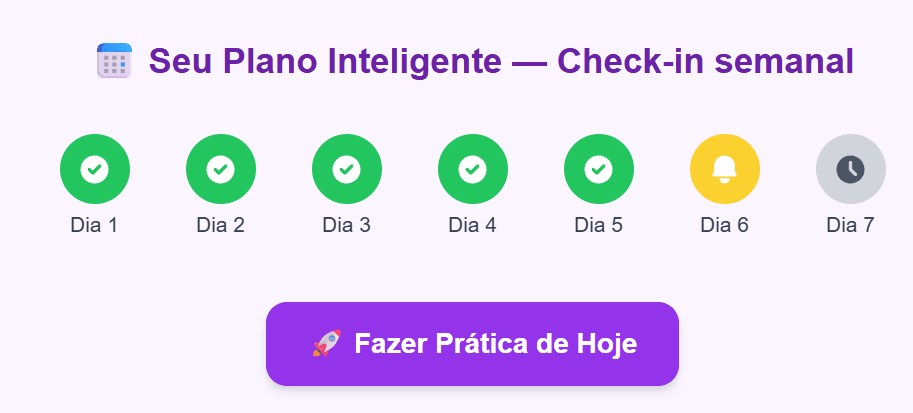 Simulado Inteligente em andamento
